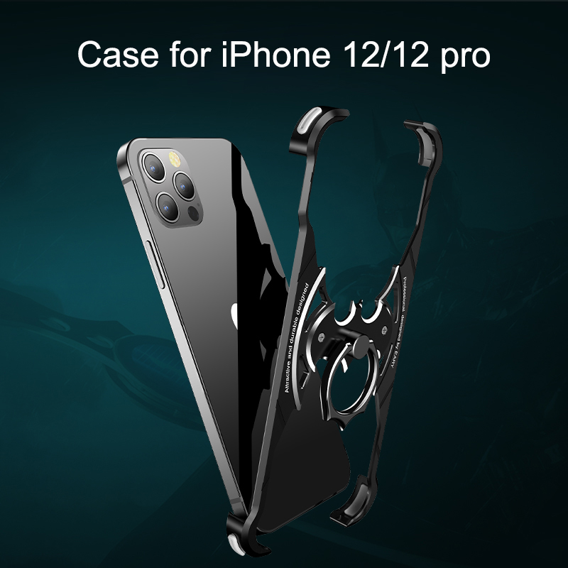 iPhone 12/12 Pro Bat Metal Phone Case